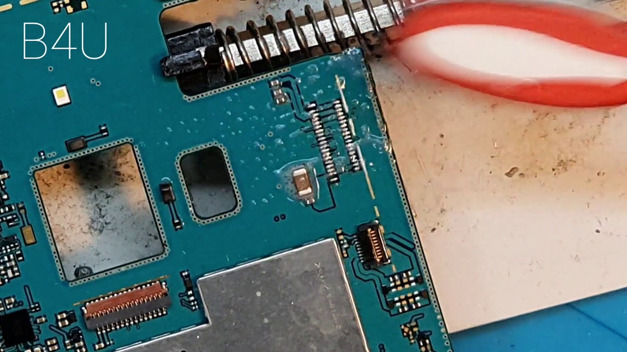 réparation la carte mère samsung tab A connecteur lcd (FPC) CASSÉ