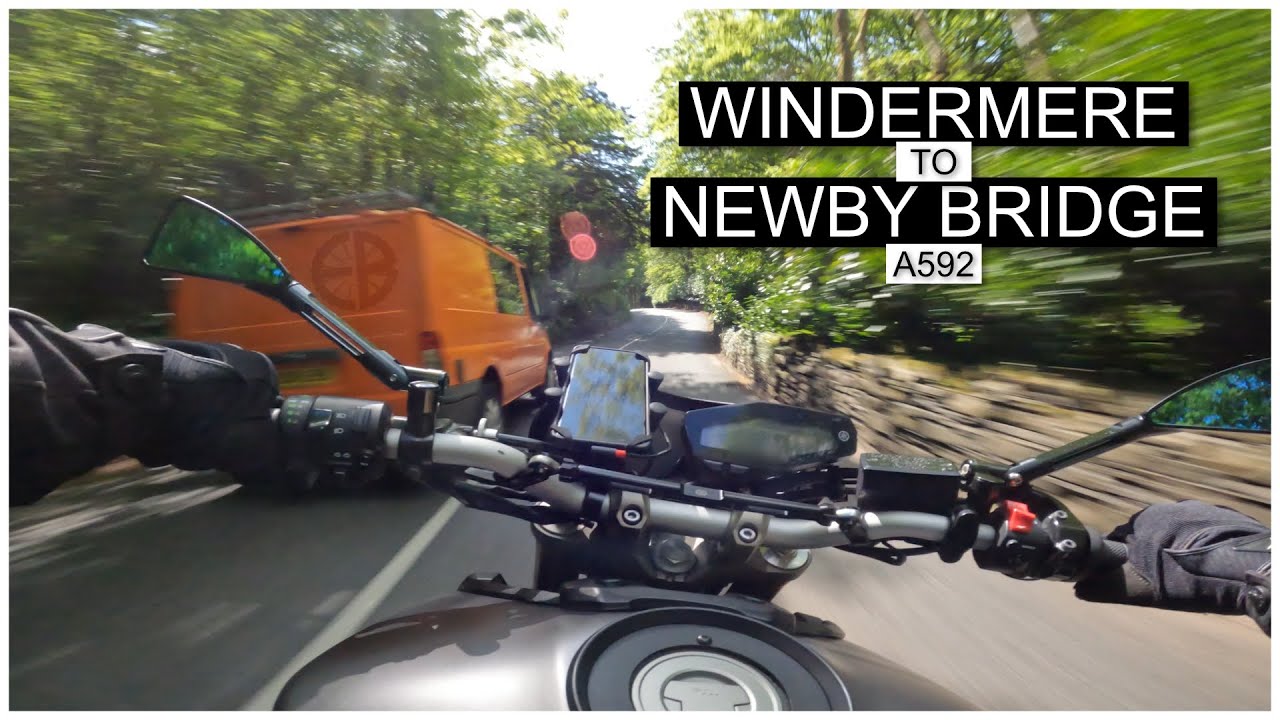 Is this the best short ride in the Lakes? A592 Windermere to Newby Bridge | MT-09