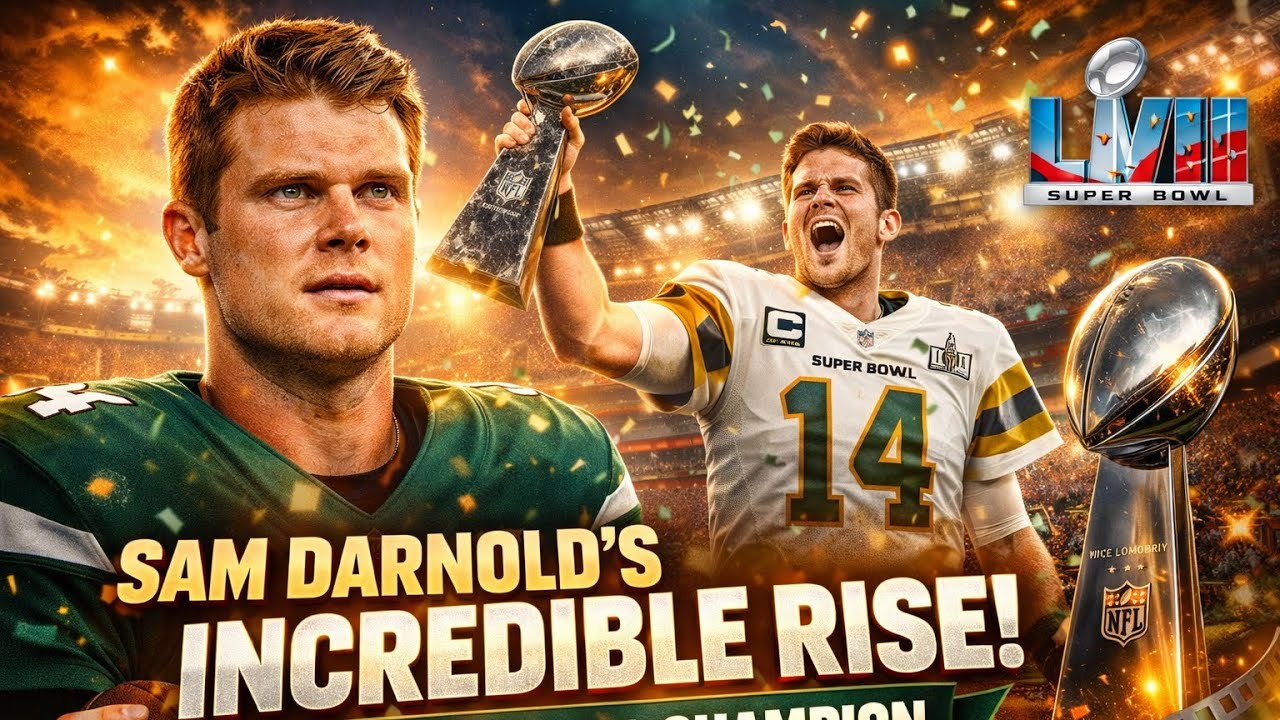 Nobody Saw This Coming: Sam Darnold’s Stunning Rise to the Super Bowl #nfl 