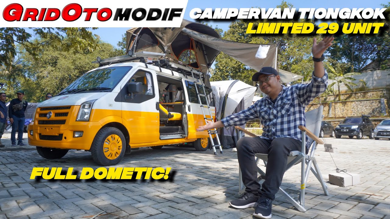 Kabin Nyaman DFSK Gelora Campervan, Daleman Serasa Rumah, Fiturnya Gak Kacangan | Modifikasi Mobil