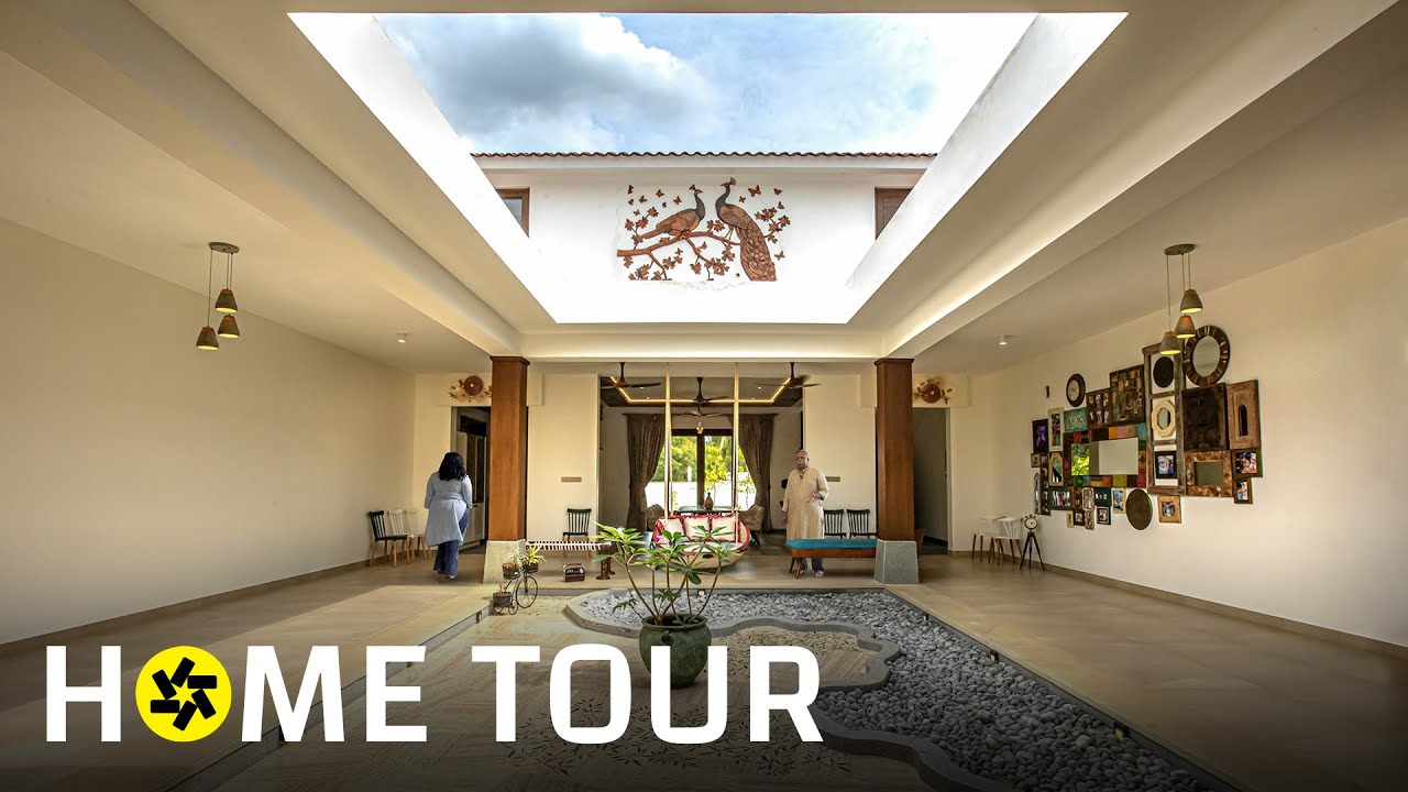Inside a 2 Acre Luxury Courtyard House in Tamil Nadu (House Tour).