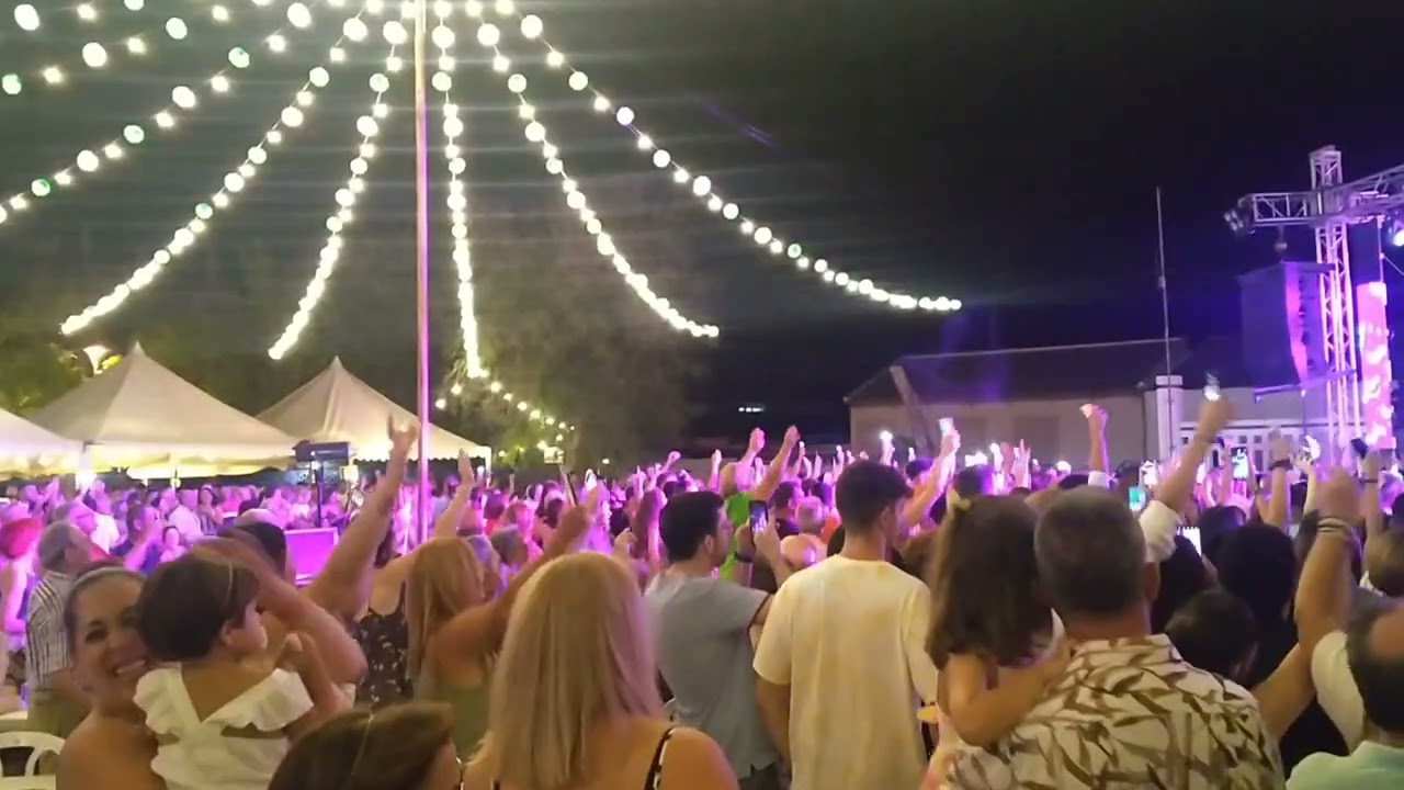 La Húngara en concierto en Villanueva de Algaidas. 4-Agosto-2023
