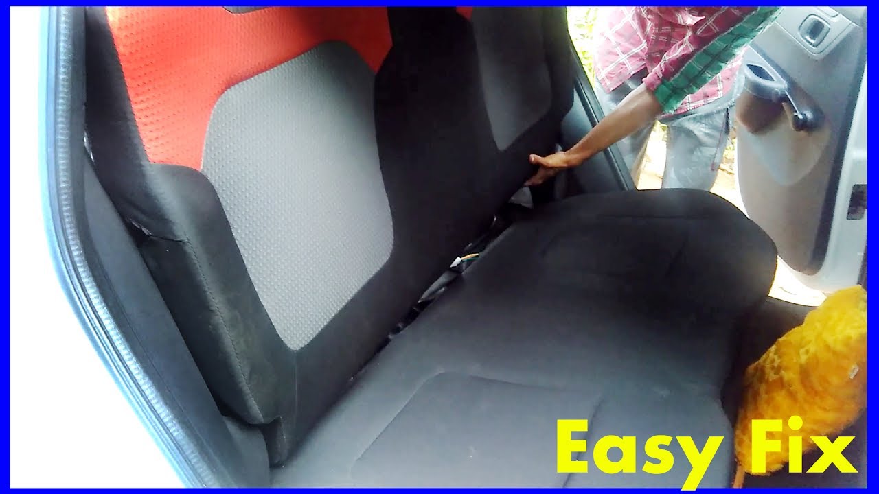 Rear Seat Rattling or Vibration Fix - DIY - Renault Kwid
