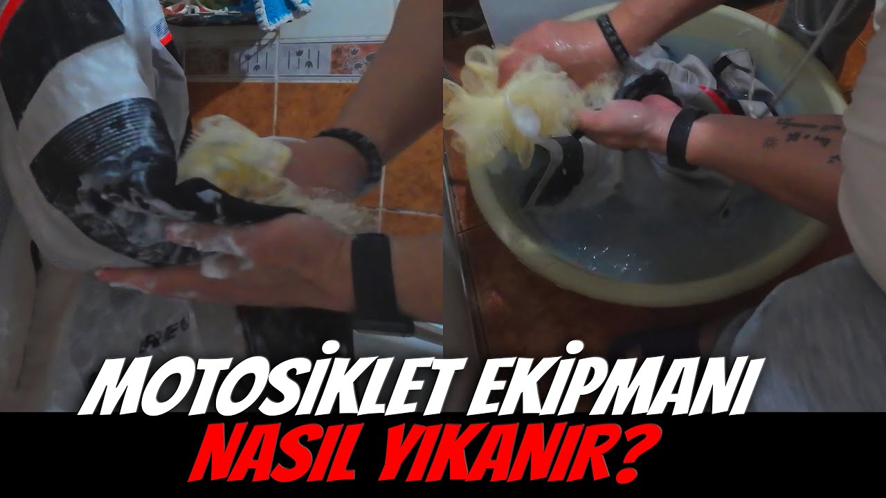 MOTOSİKLET EKİPMANI NASIL YIKANIR? - #motor #motosiklet #motovlog