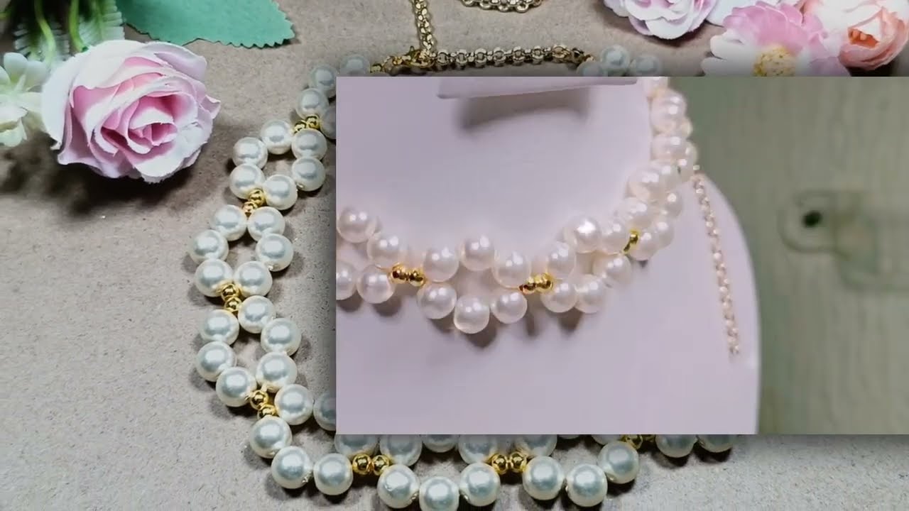 ¡Increíble! Cree elegantes collares de perlas en muy poco tiempo. ¡Aprenda cómo!