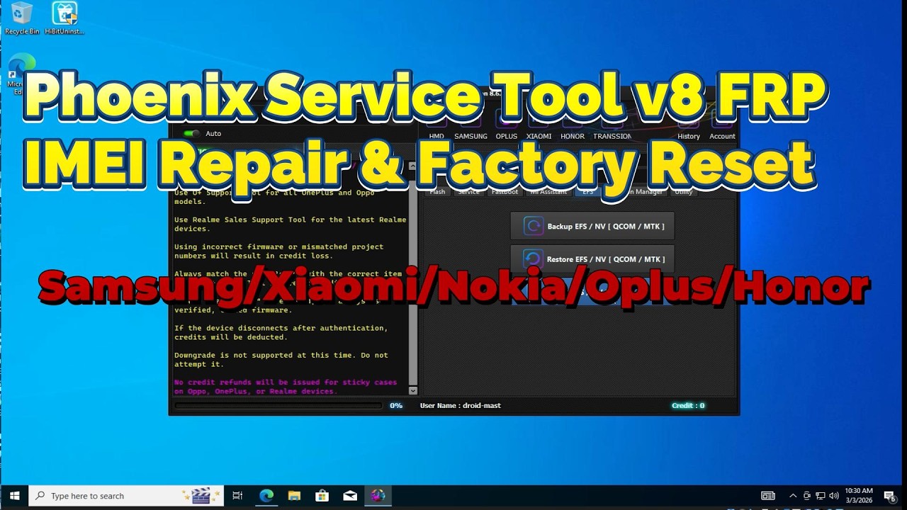How to Use Phoenix Service Tool V8 - Samsung,-Xiaomi-Oplus-Honor-Nokia FRP Bypass Android 15/16💯