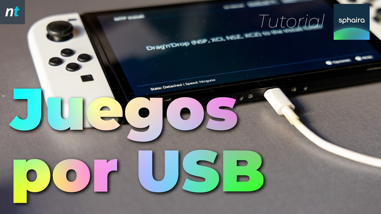 Instala JUEGOS con SPHAIRA en $WITCH por USB 🎮 - Tutorial completo