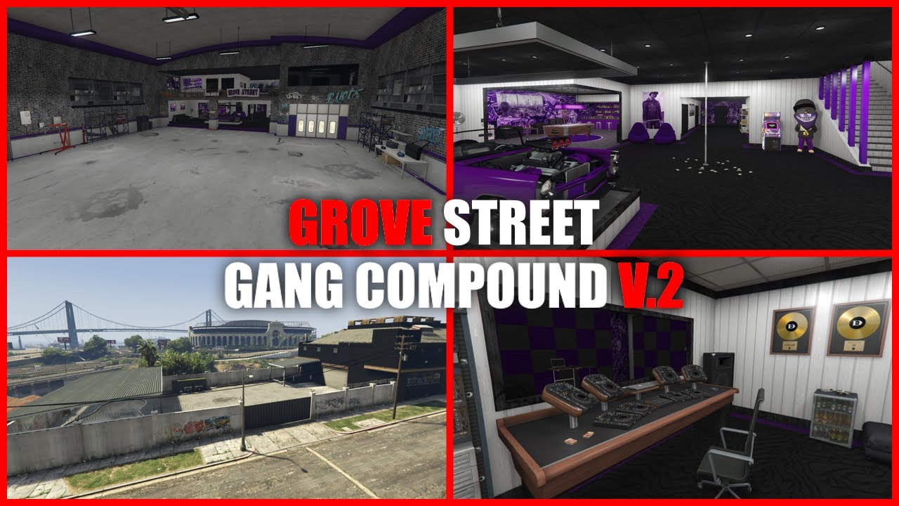 Grove Street Gang Compound V.2 MLO | Grimzy [FIVEM]