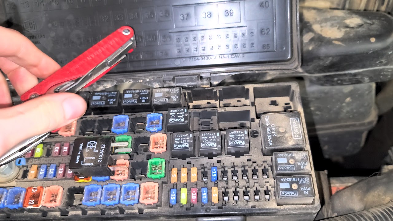 2013 F150 Fuel Pump Fuses & Relay