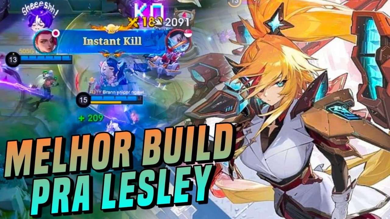 ESSA É A BUILD PERFEITA PRA LESLEY NA S39 | LESLEY GAMEPLAY TOP GLOBAL