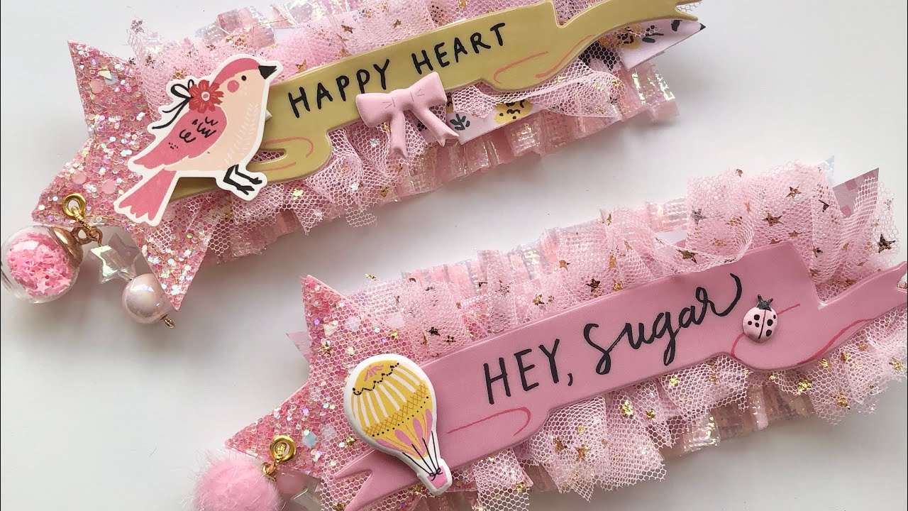 Craft with me - embellishmented paper ruffles