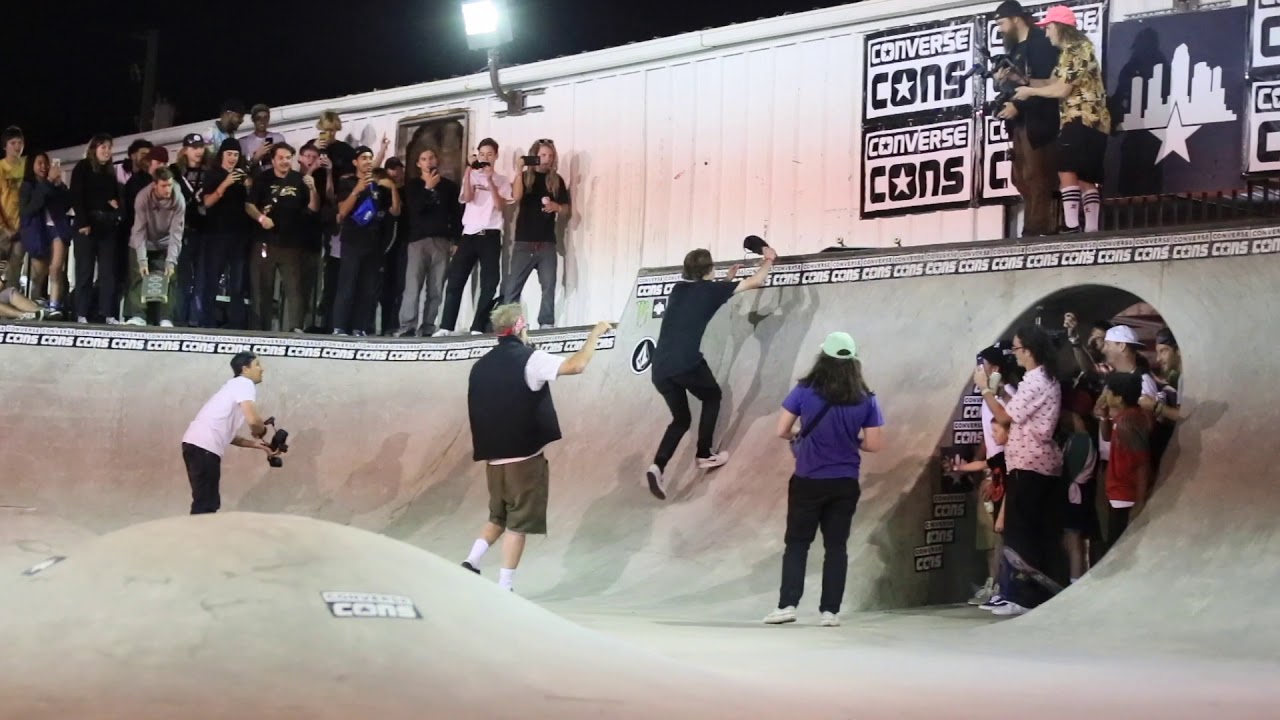 Jake Phelps the Hype Man - Trey Wood Jumps Off a Building at Tampa Pro