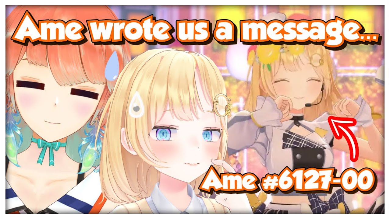 Kiara Was Surprised by How Ame Wrote a Message in the Most Ame Way Ever