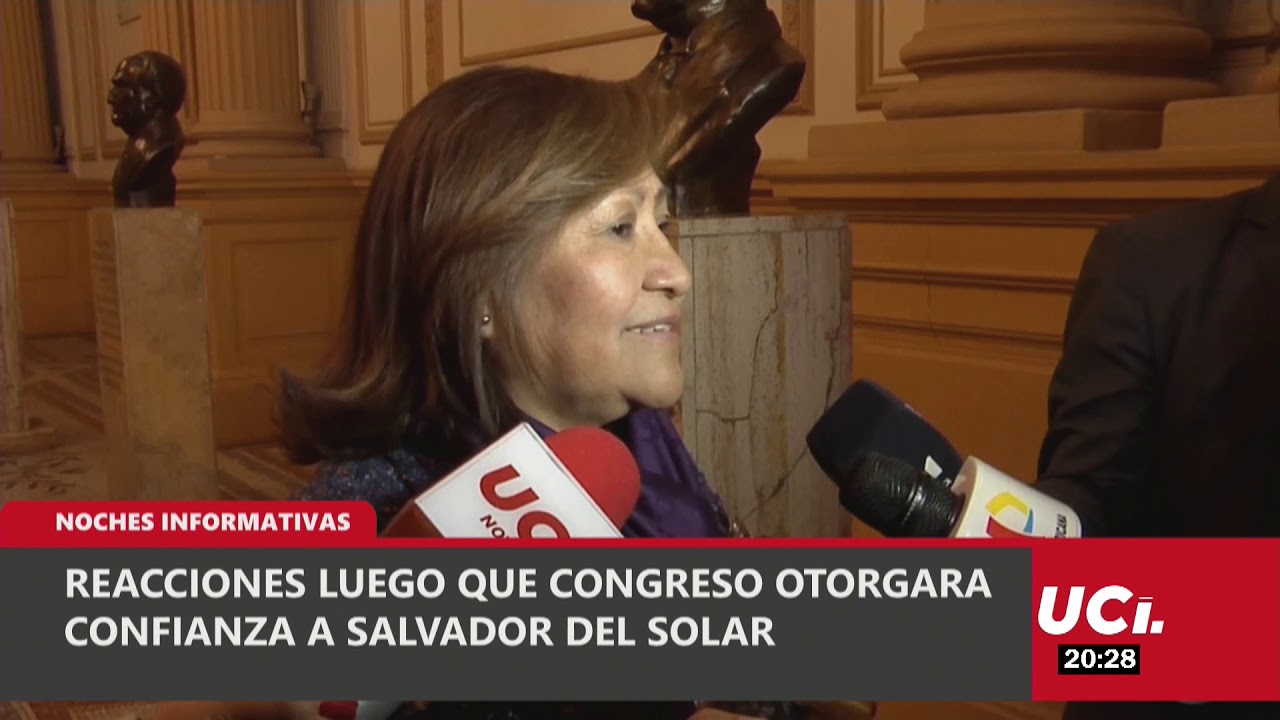 🕑 Desde el Congreso: Reacciones tras la confianza al Gabinete del Solar