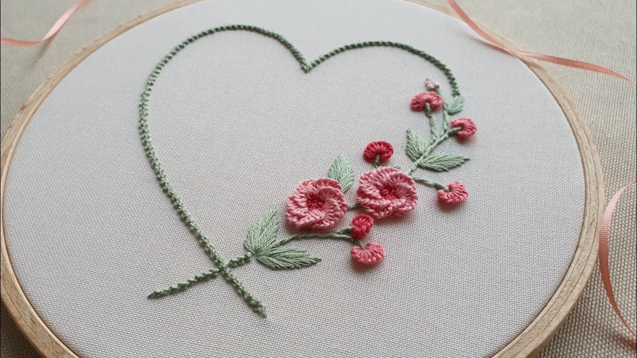 BİRİT İĞNESİ TEKNİĞİ İLE KALP DESENİ  | CAST-ON STITCH