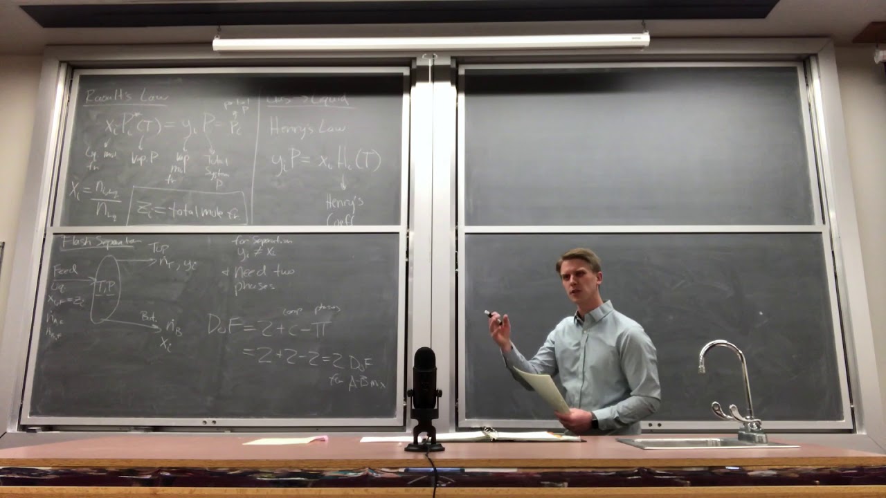 Lecture 13 - Raoult’s Law, Txy and Pxy diagrams (Feb. 14, 2018)
