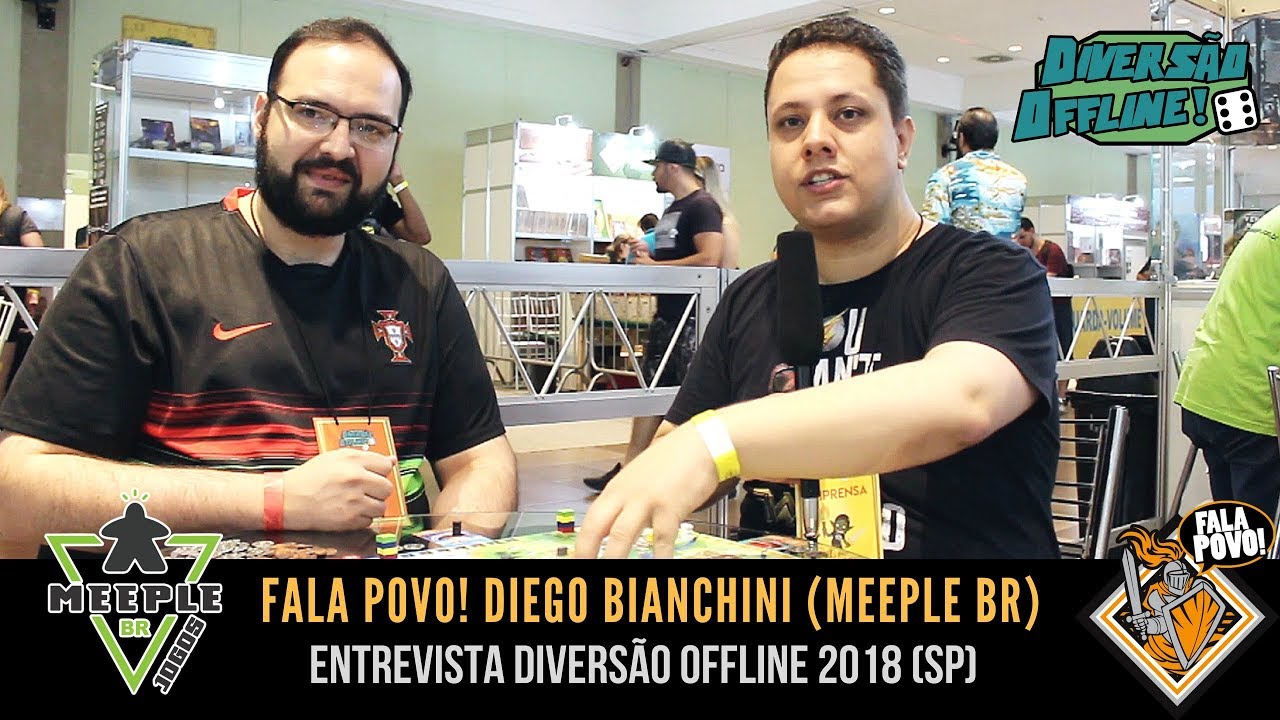 Fala Povo! Entrevista Diego Bianchini da Meeple BR (DOFF 2018)