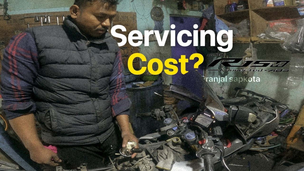 RARA RIDE le kati kharcha nikalyo ta mero bike ma? #r15m  #motovlog  #servicing  #yamaha
