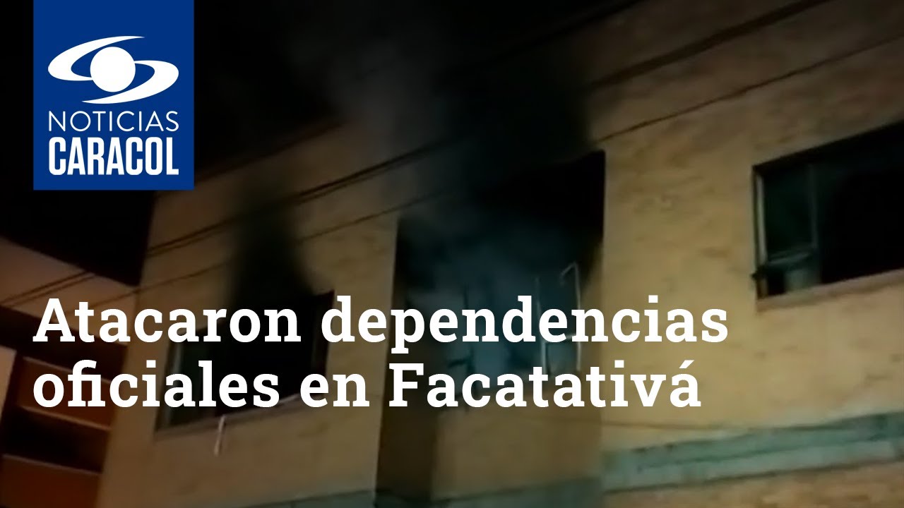 Vándalos atacaron dependencias oficiales en Facatativá