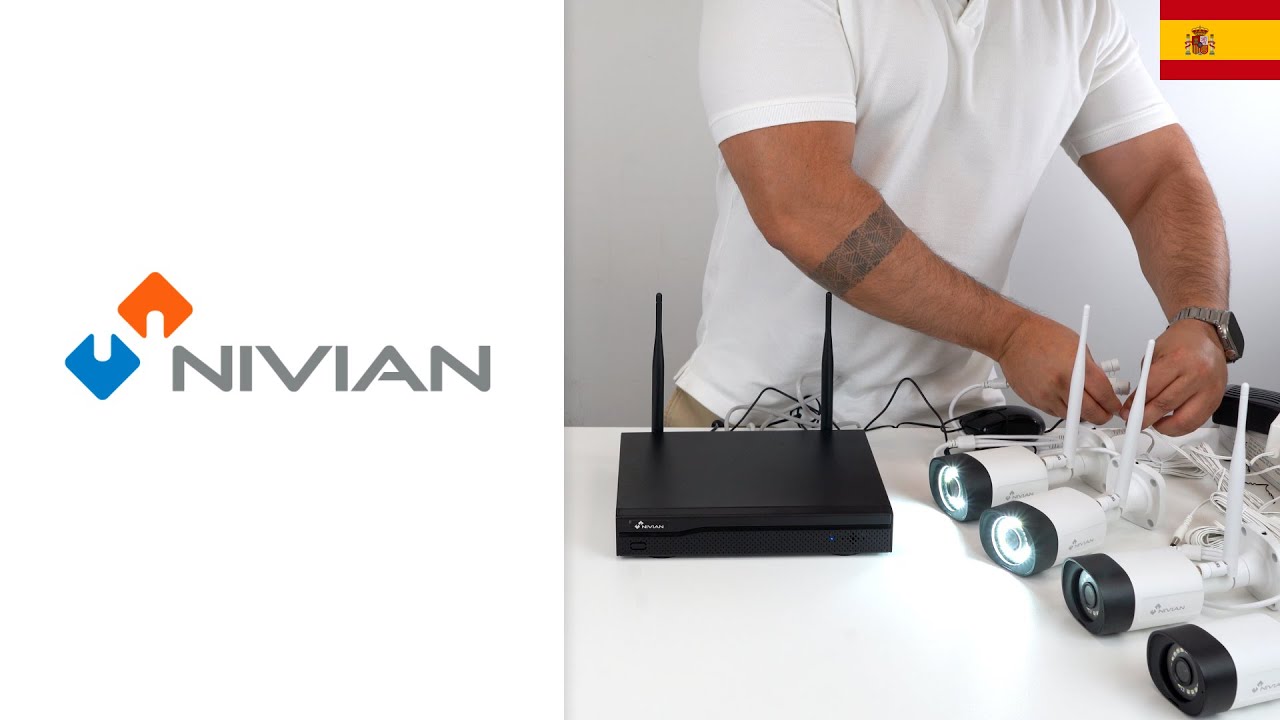 🔵 NV-KIT1030W6-4CAM | Guía de instalación del Kit de Videovigilancia