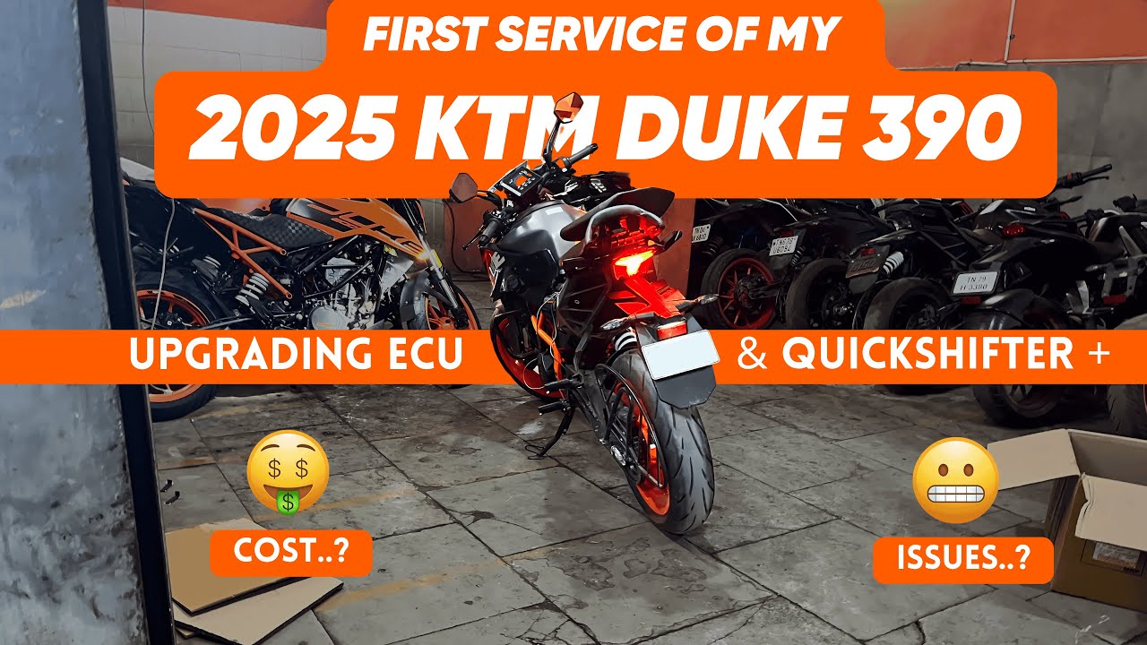 2025 KTM Duke 390 First Service Explained | Cost, Tips & Must-Know Details