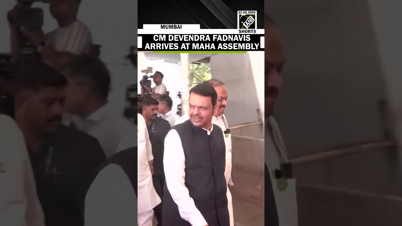 CM Devendra Fadnavis reaches assembly for Maharashtra Monsoon Session 2026