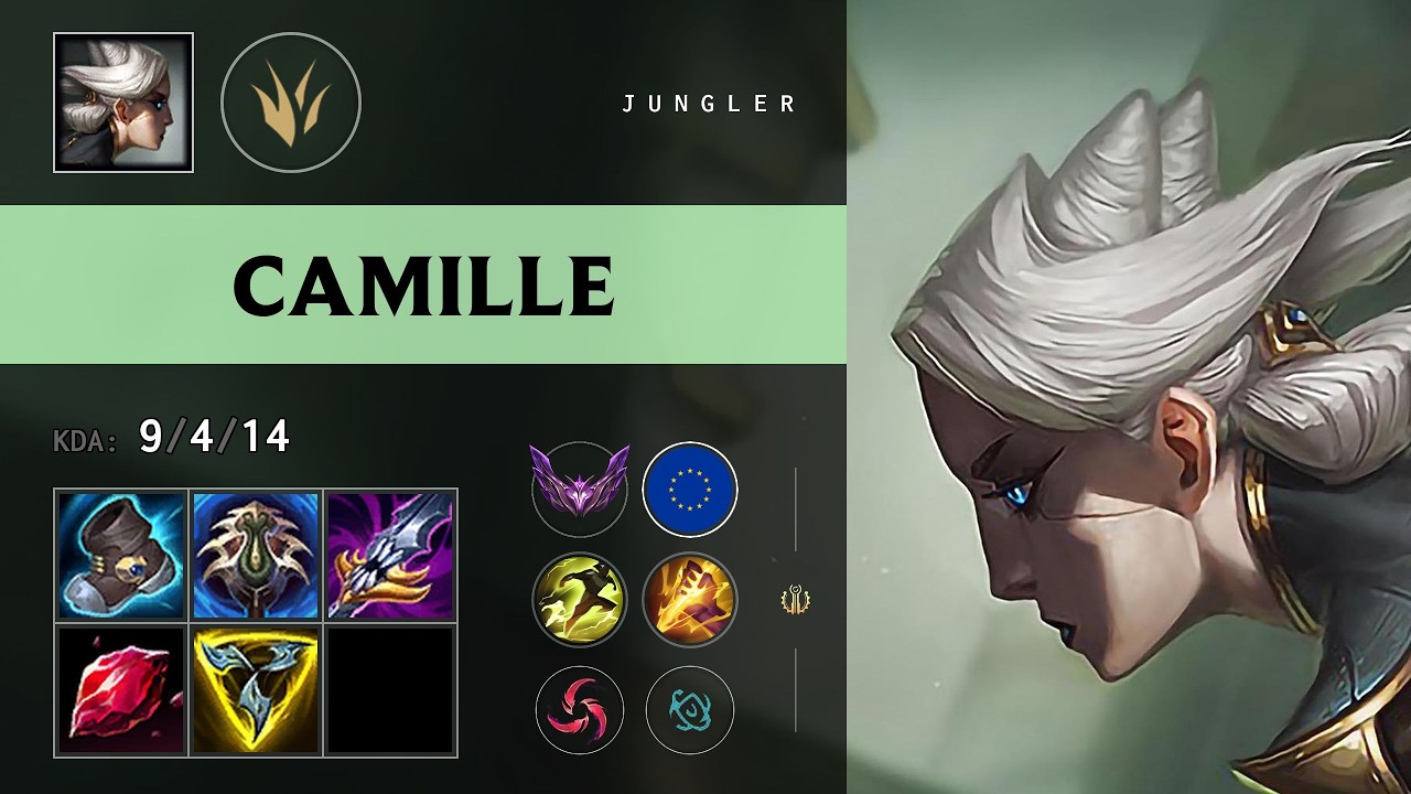 Camille Jungle vs Kha'Zix - EUW Master Patch 26.11