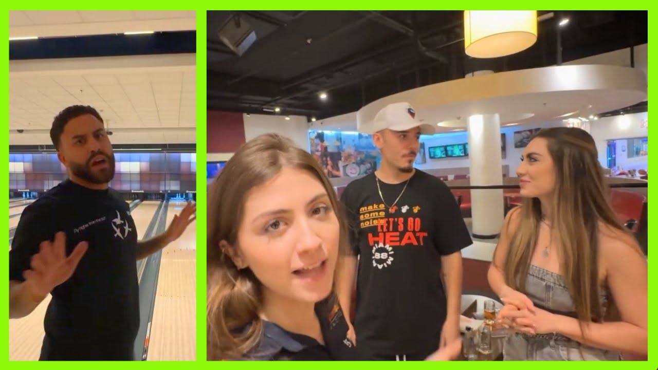 SOFIA ESPANHA and JHOW rj against IMAN and MARCO in BOLICHE APOSTADO