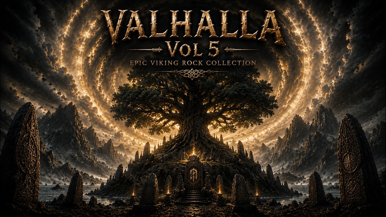 VALHALLA VOL. 5 ⚔️ Ultimate Viking Rock Collection | 1 Hour 45 Minutes of Epic Norse Legends
