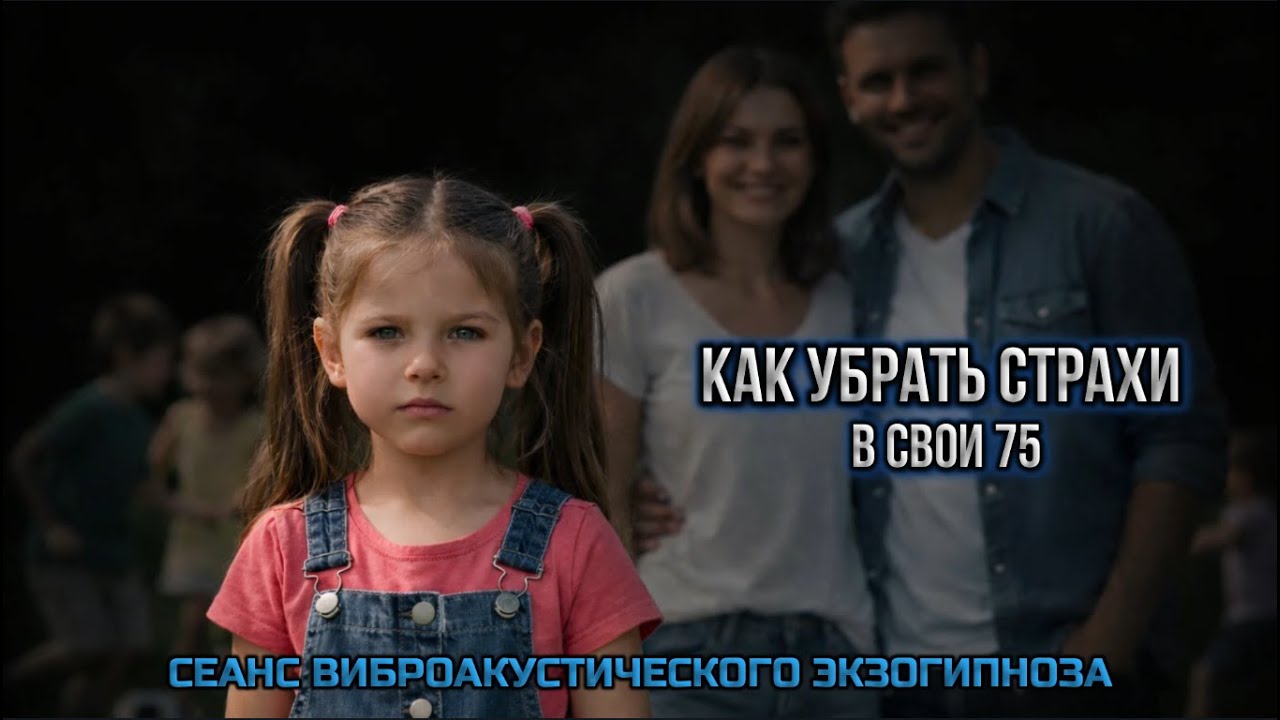 КАК УБРАТЬ СТРАХИ  В СВОИ 75? Сеанс ВИБРОАКУСТИЧЕСКОГО ЭКЗОГИПНОЗА