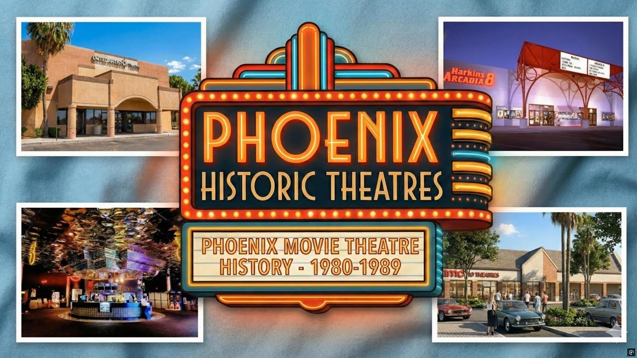 Phoenix movie theatre and drive-in history 1980-1989 - remastered