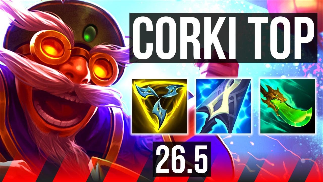 CORKI vs AATROX (TOP) | EUW Grandmaster | 26.5