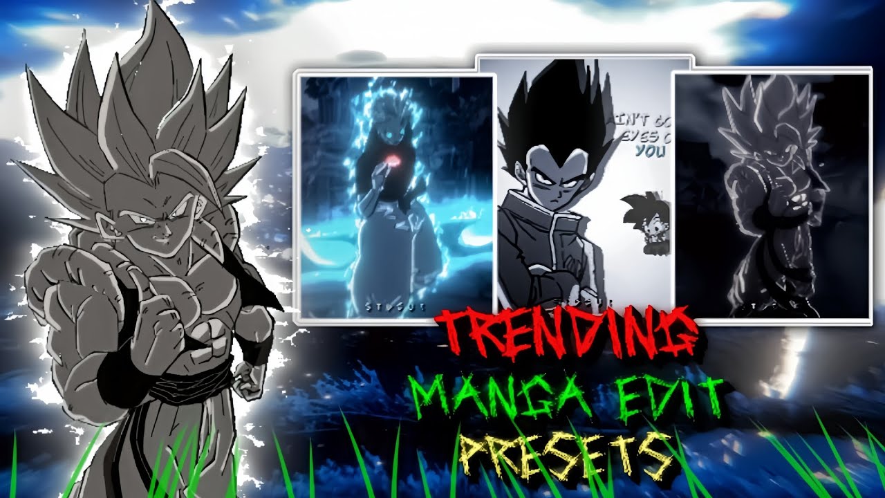 TRENDING MANGA EDIT PRESETS|ALIGHT MOTION