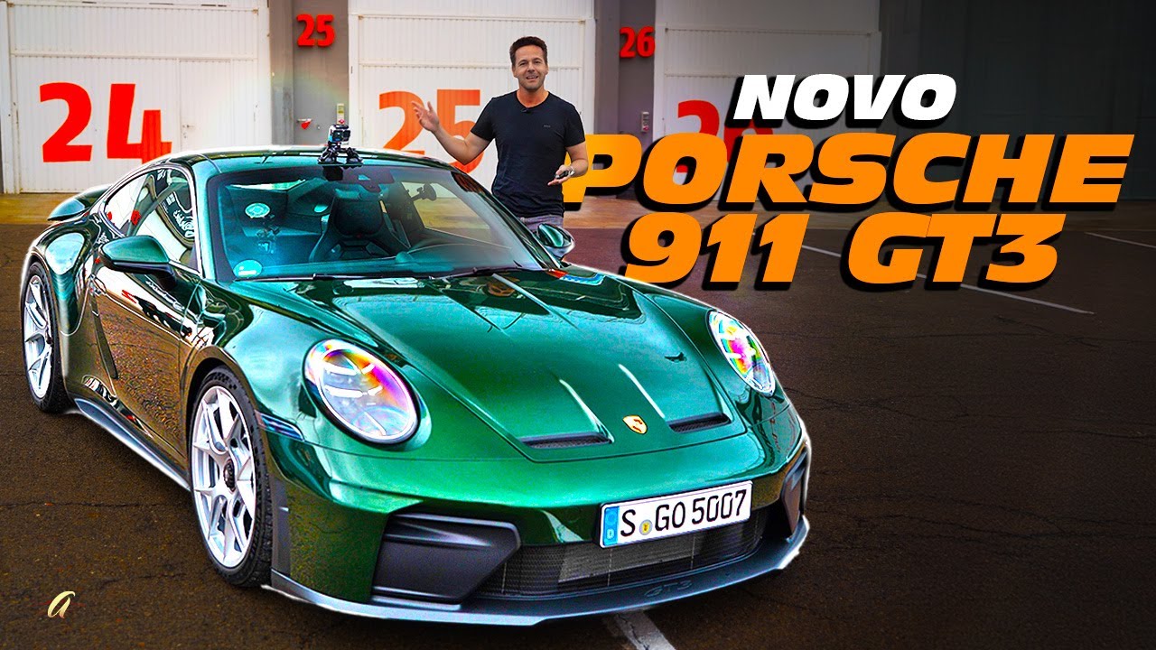 MOTOR ASPIRADO DE 510 CV E CÂMBIO MANUAL! Gerson PISA FUNDO no novo 911 GT3 na Espanha!