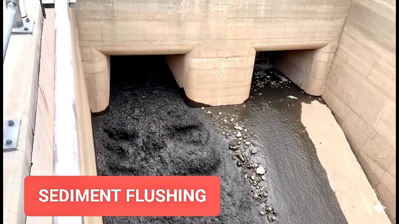 Powerful Intake Gate Operation to Clear Years of Sediment Build-Up