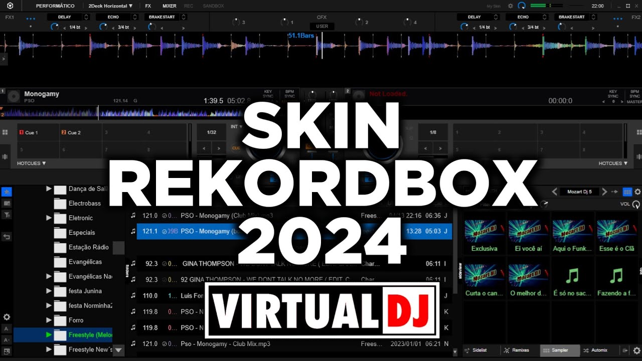 Skin do Rekordbox versão atualizada 2024 para Virtual Dj
