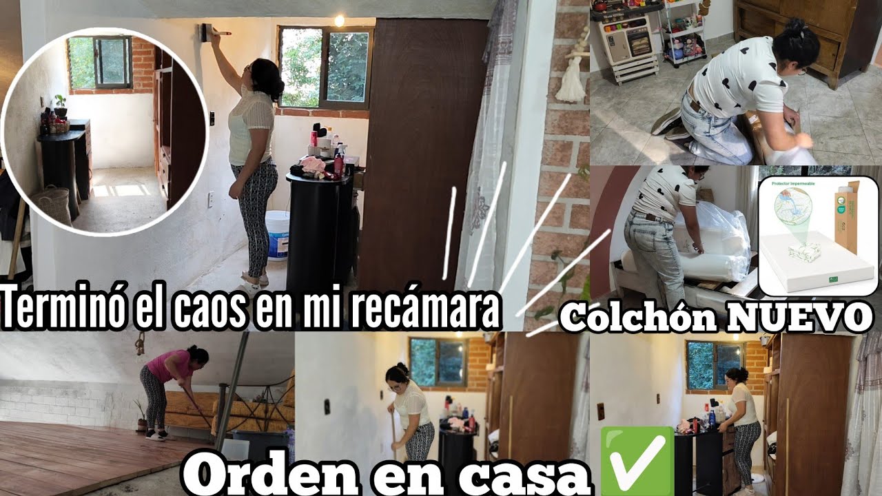 Colchón NUEVO 🛏️🙆🏻‍♀️/Por fin terminé con el caos ✅💚