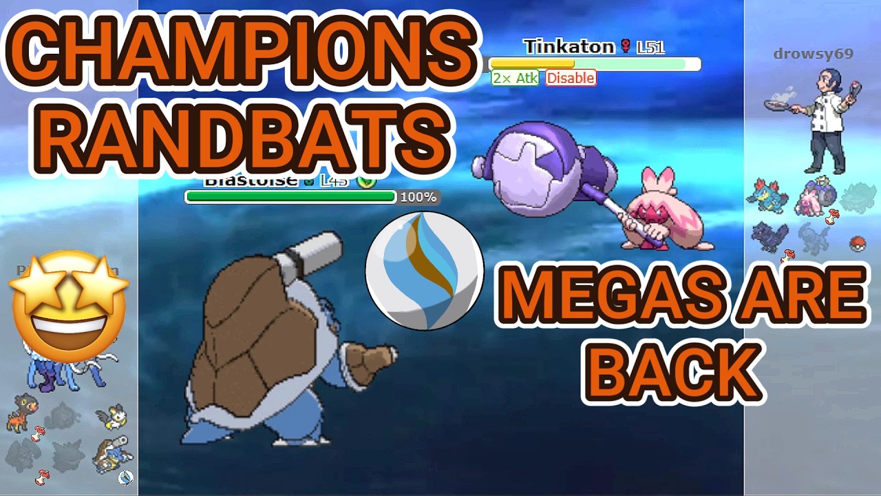 Champions Random Battles Are Here! (Pokemon Showdown Random Battles)