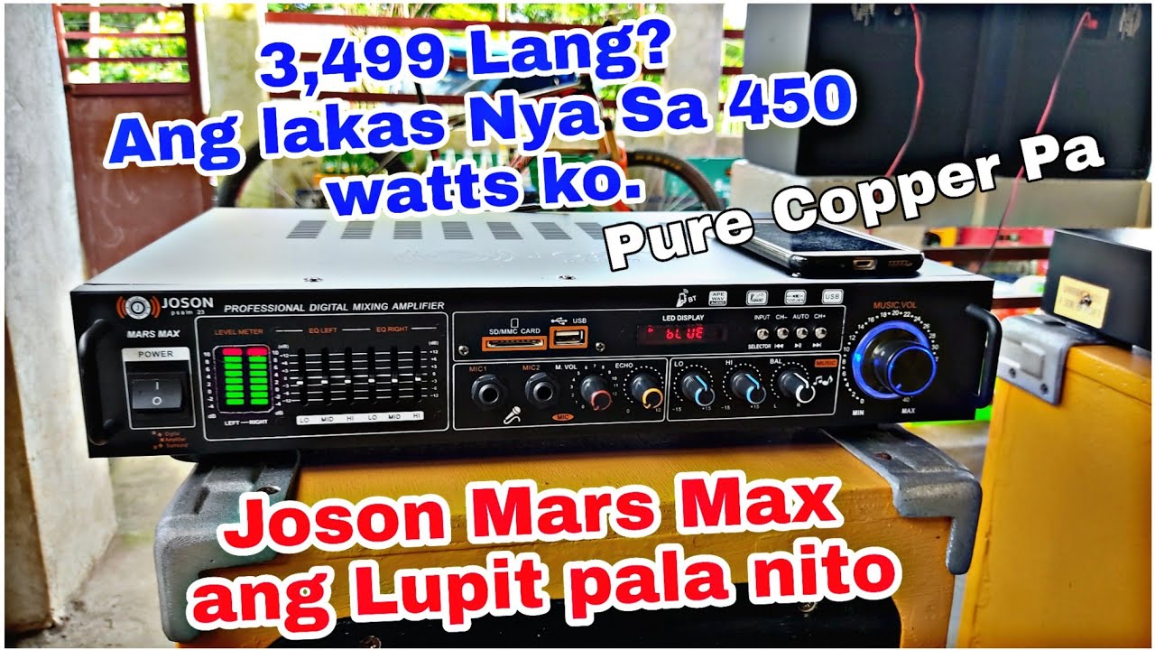 JOSON MARS MAX SOUND CHECK AT COMPARE NATIN SA VERSION ONE JOSON MARS