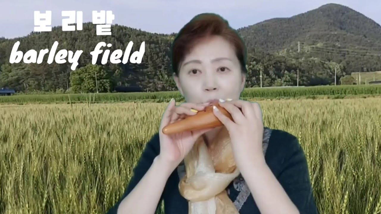 가곡 : 보리밭 # 박화목 시, 윤용하 곡 # barley field #  (오카리나 윤정희) ocarina by Yoon