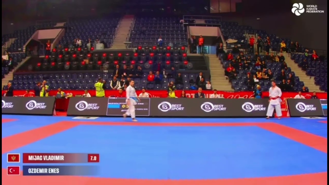 Mijac Vladimir 🇲🇪 (Gojushiho sho) VS Ozdemir Enes 🇹🇷 (Kankusho) Male Kata, Istanbul 2026