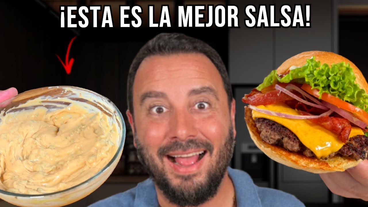 C&oacute;mo hacer la mejor SALSA PARA HAMBURGUESA en casa | Receta f&aacute;cil