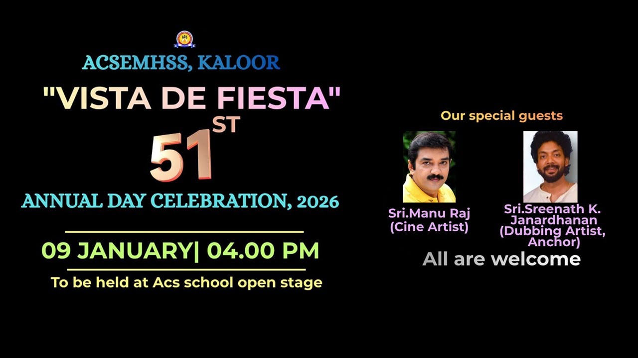 "VISTA DE FIESTA" ST 51  ANNUAL DAY CELEBRATION, 2026