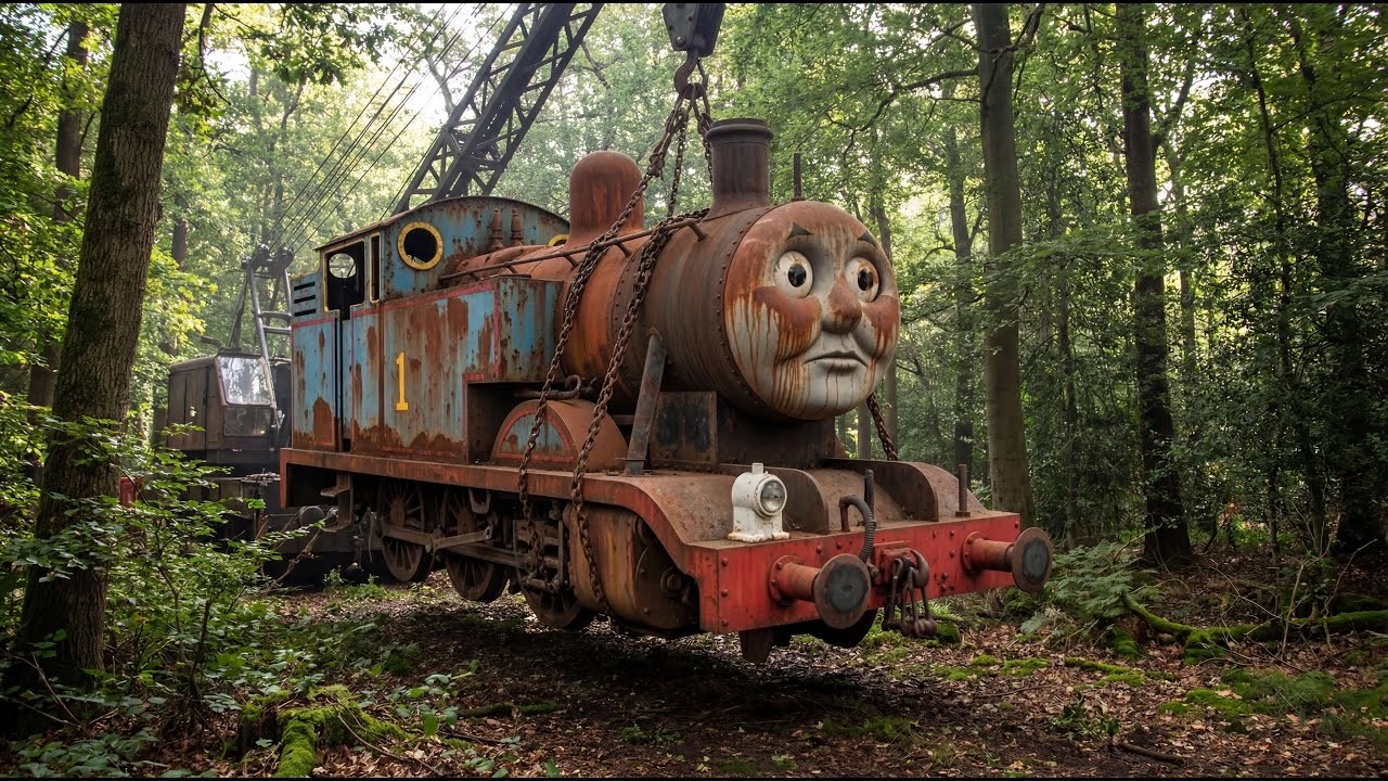 ASMR Restoration: Abandoned Thomas the Tank Engine Rebuilt to Like-New Condition