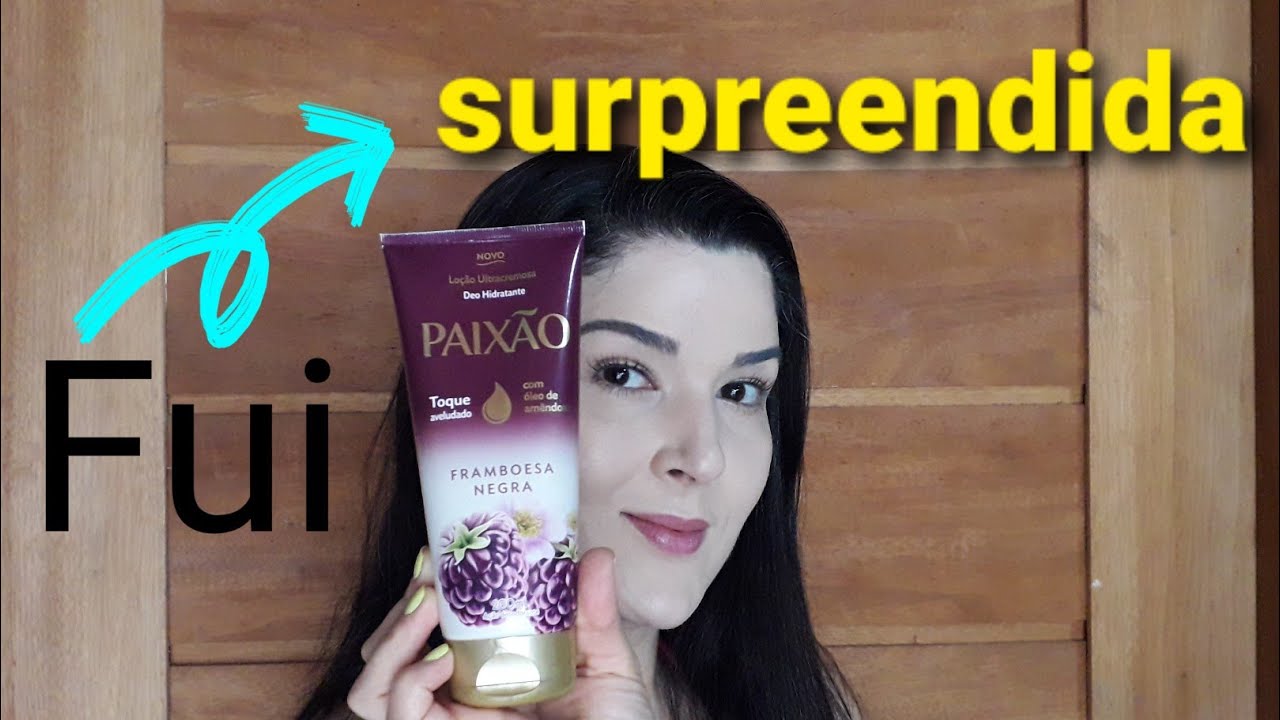 HIDRATANTE PAIXÃO FRAMBOESA NEGRA...TUD0 QUE ACHEI DELE🧴