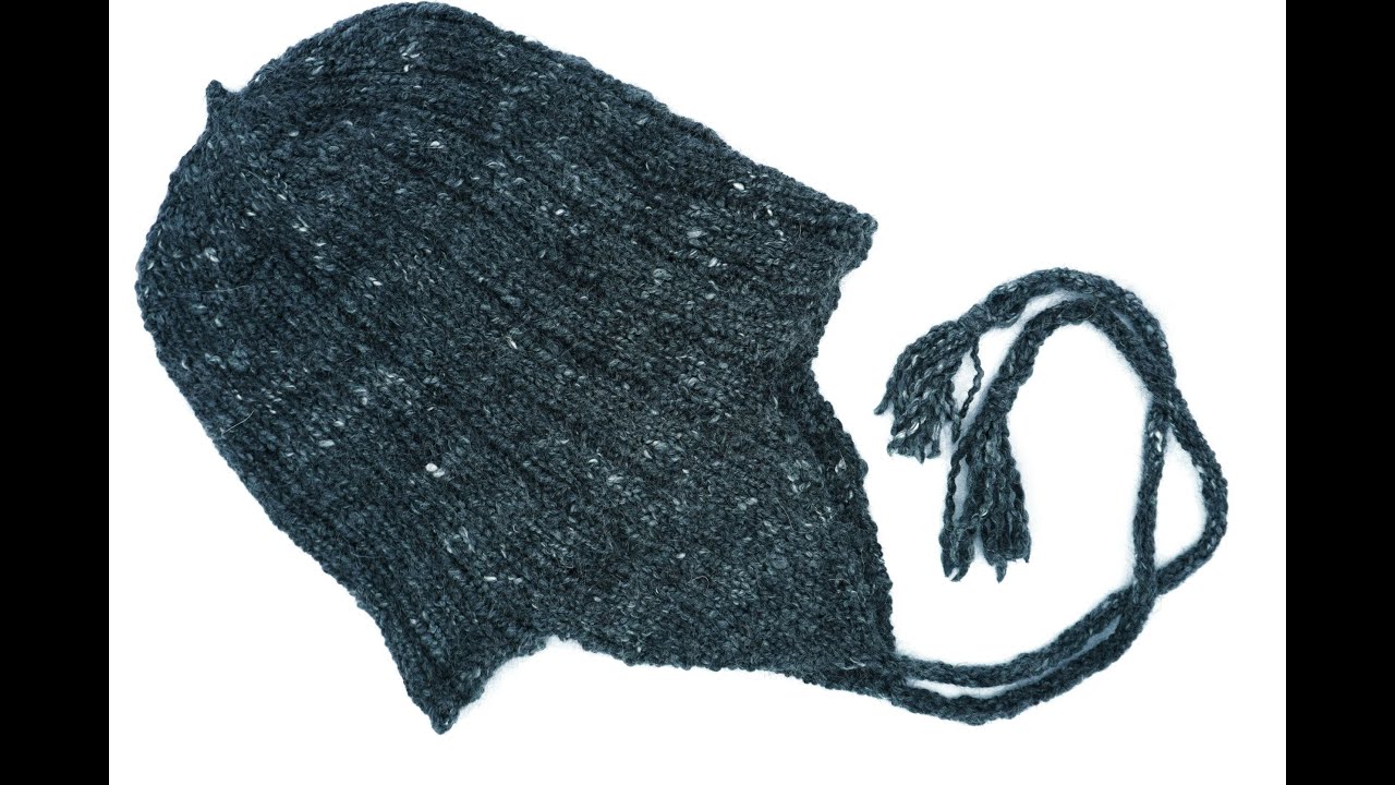Knitting with Handspun Yarn ~ Earflap Hat