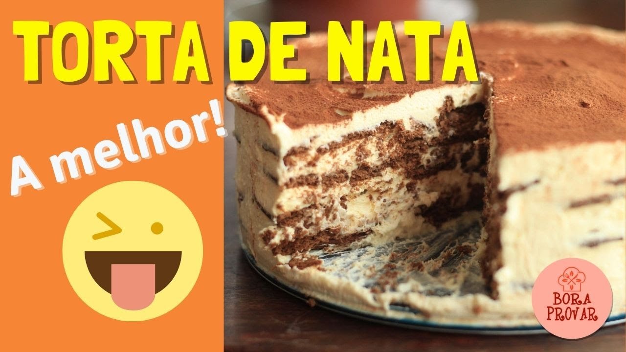TORTA DE BOLACHA COM NATA, a melhor torta que voc&ecirc; vai comer na vida