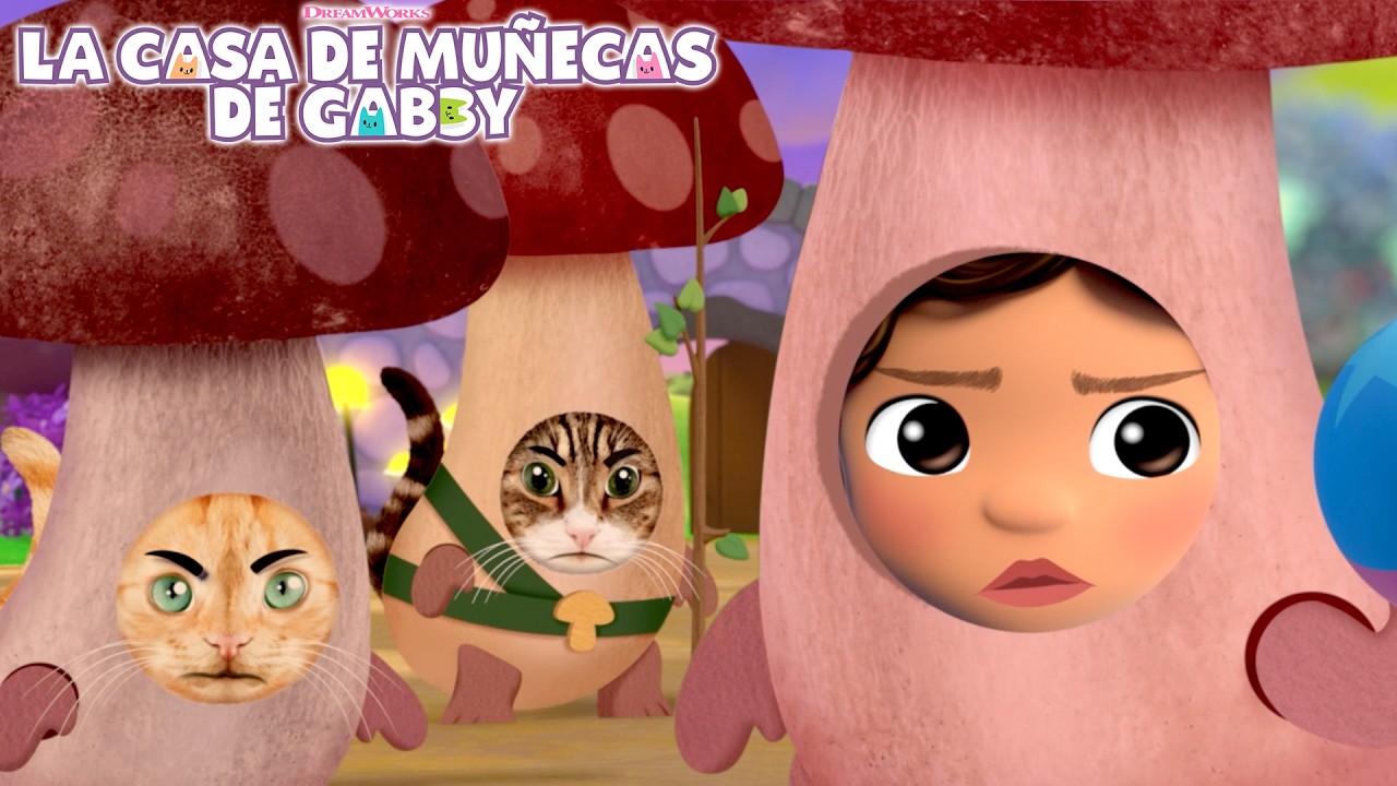 ¡Va pisoteando el Bosque de los Hongos Gruñones! 😠😡😾 | LA CASA DE MUÑECAS DE GABBY | Netflix