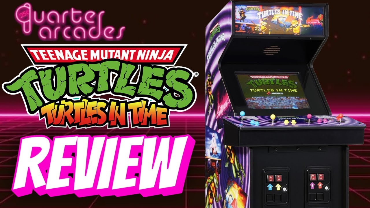 Распаковка и обзор игры TMNT Turtles In Time от Numskull Quarter Arcades
