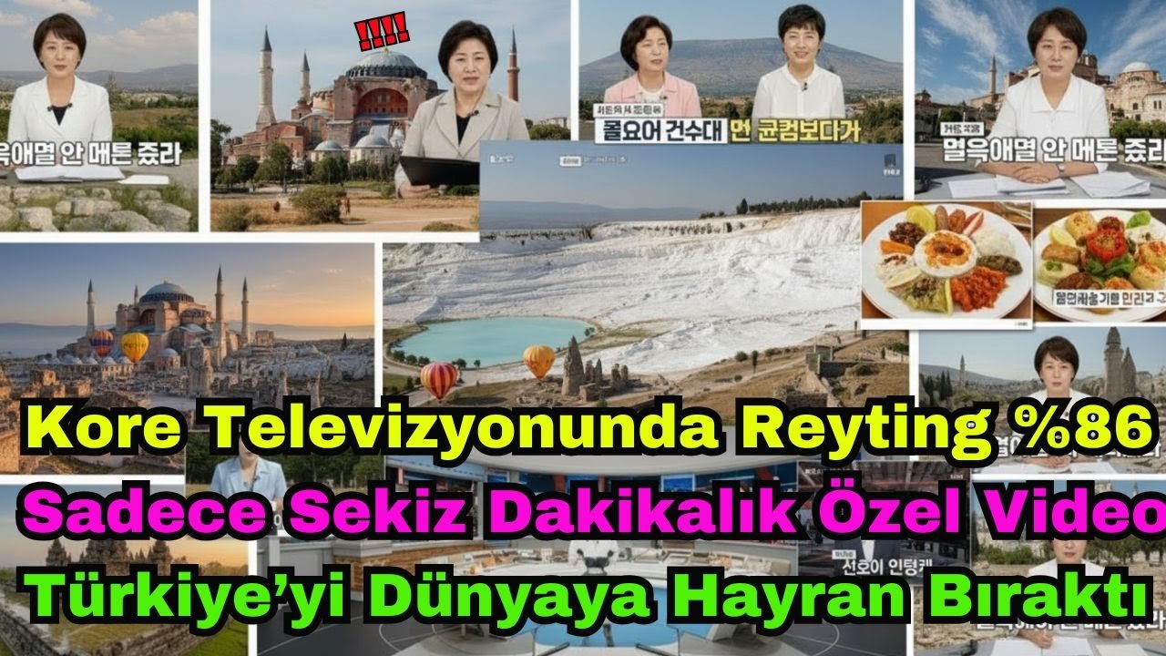 Kore&rsquo;de Reyting %86&rsquo;ya Fırladı! T&uuml;rkiye&rsquo;nin 8 Dakikalık Efsane Videosu D&uuml;nyayı Sarstı